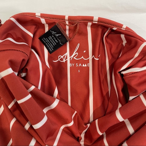 High cut cheeky striped one piece Swim by Same - Picture 3 of 10